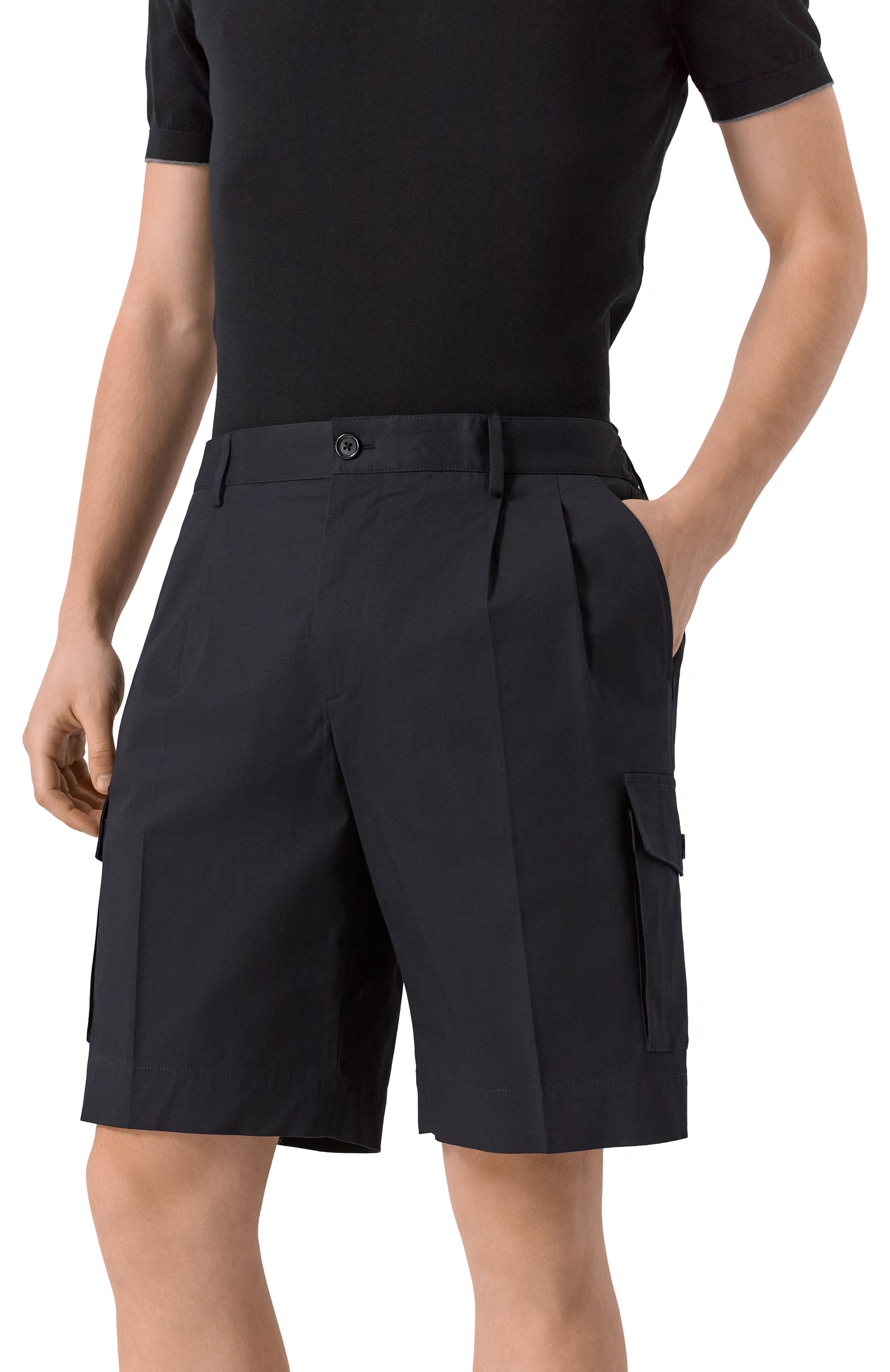 Хлопковые шорты DOLCE & GABBANA, арт. GP0Y2T/FUFNV, фото 3