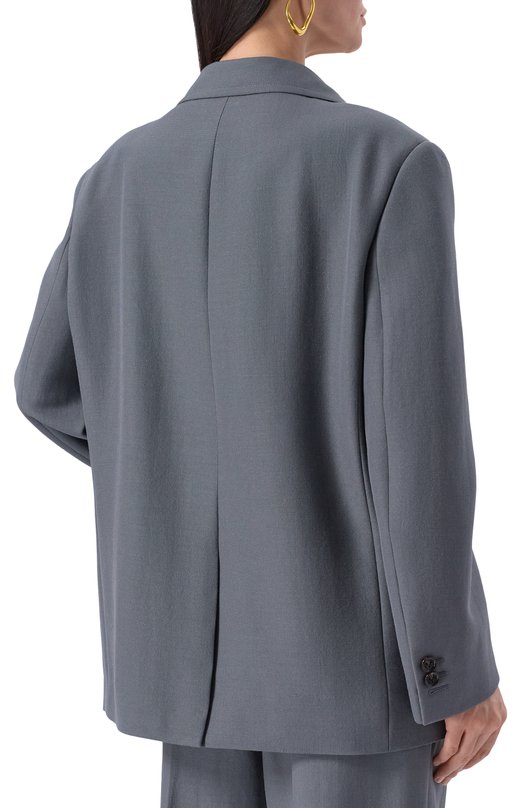 Шерстяной жакет Bottega Veneta 815455/V4XY0 Серый  815455/V4XY0 Фото 4