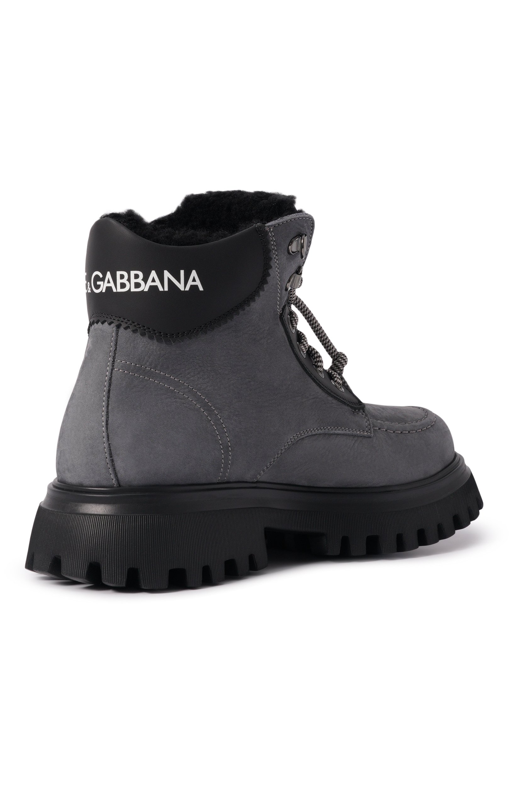 Кожаные ботинки DOLCE & GABBANA, арт. DA5359/A0589_002, фото 3