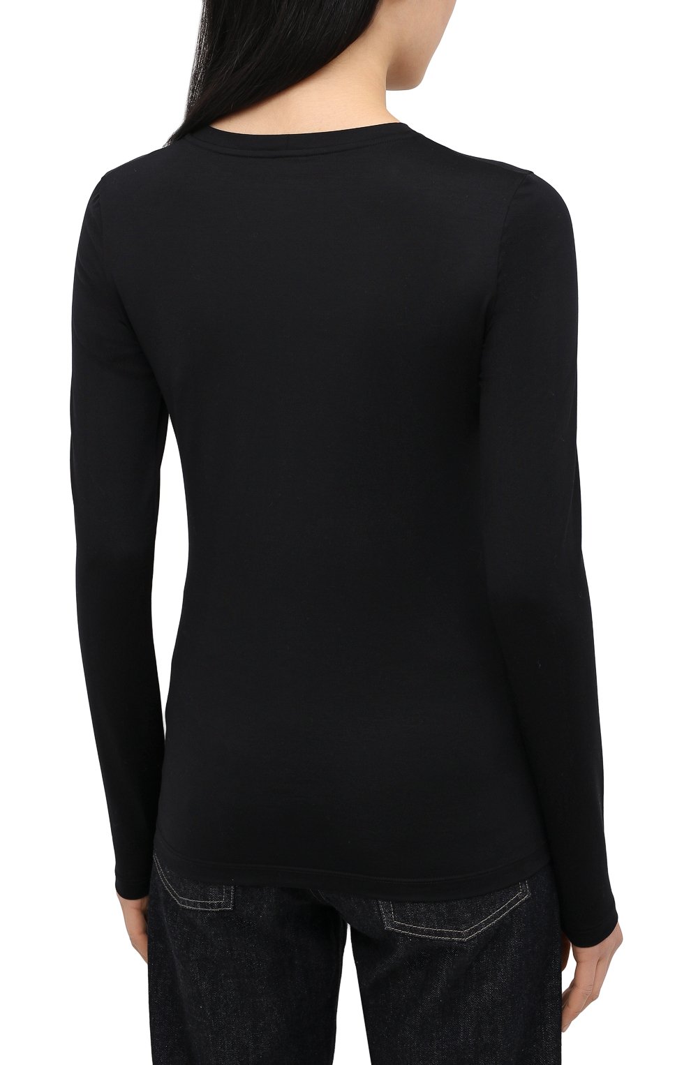 Хлопковый лонгслив JIL SANDER, арт. JPPR705500-WR257108, фото 4