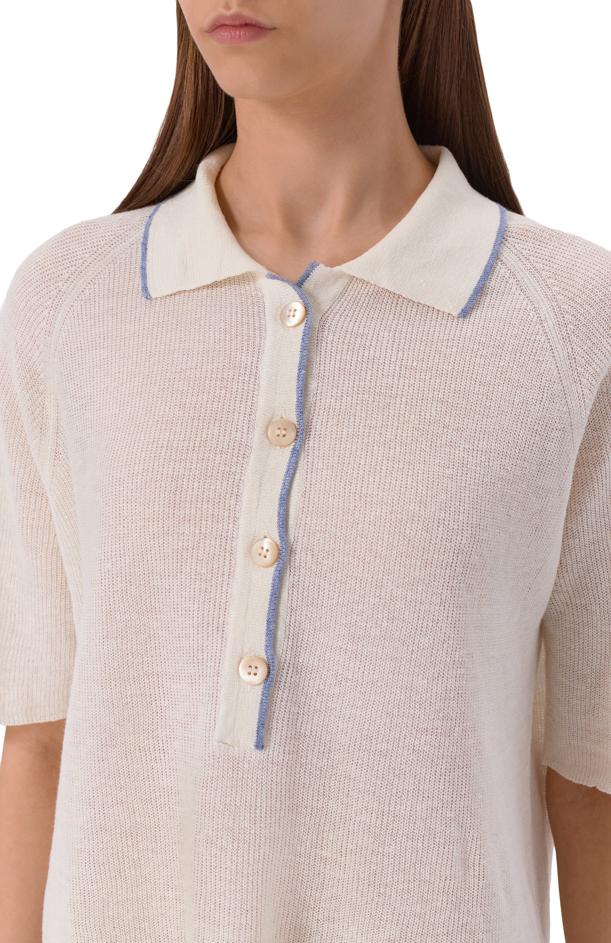 Льняное поло GRAN SASSO, арт. 57240/24840, фото 5