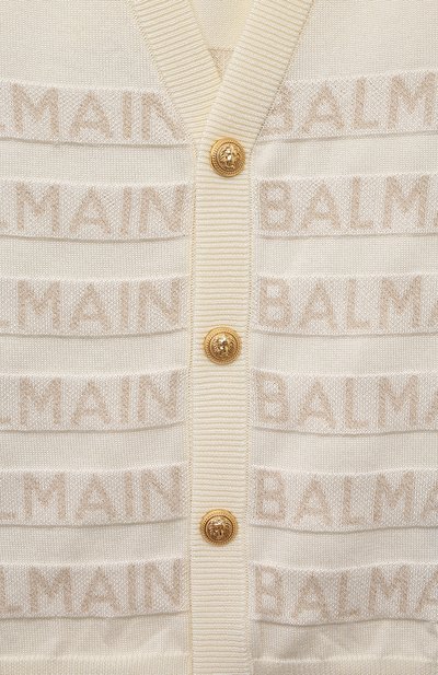 Кардиган из хлопка и вискозы BALMAIN, арт. BU9P10, фото 3
