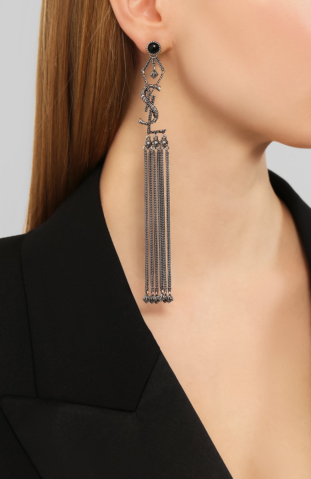 Серьги SAINT LAURENT, арт. 601654/Y1526, фото 2