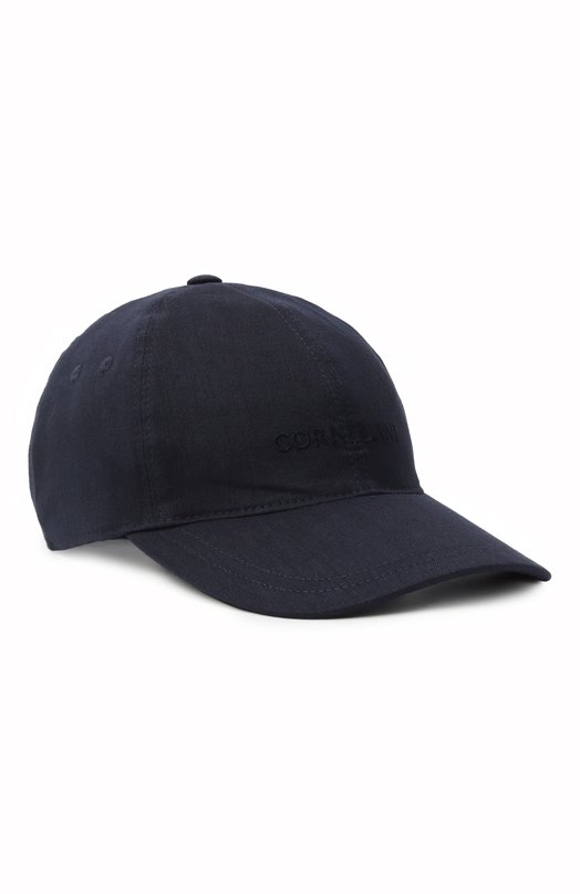 Бейсболка из шерсти и льна Corneliani 250504-2529218 Синий 250504-2529218