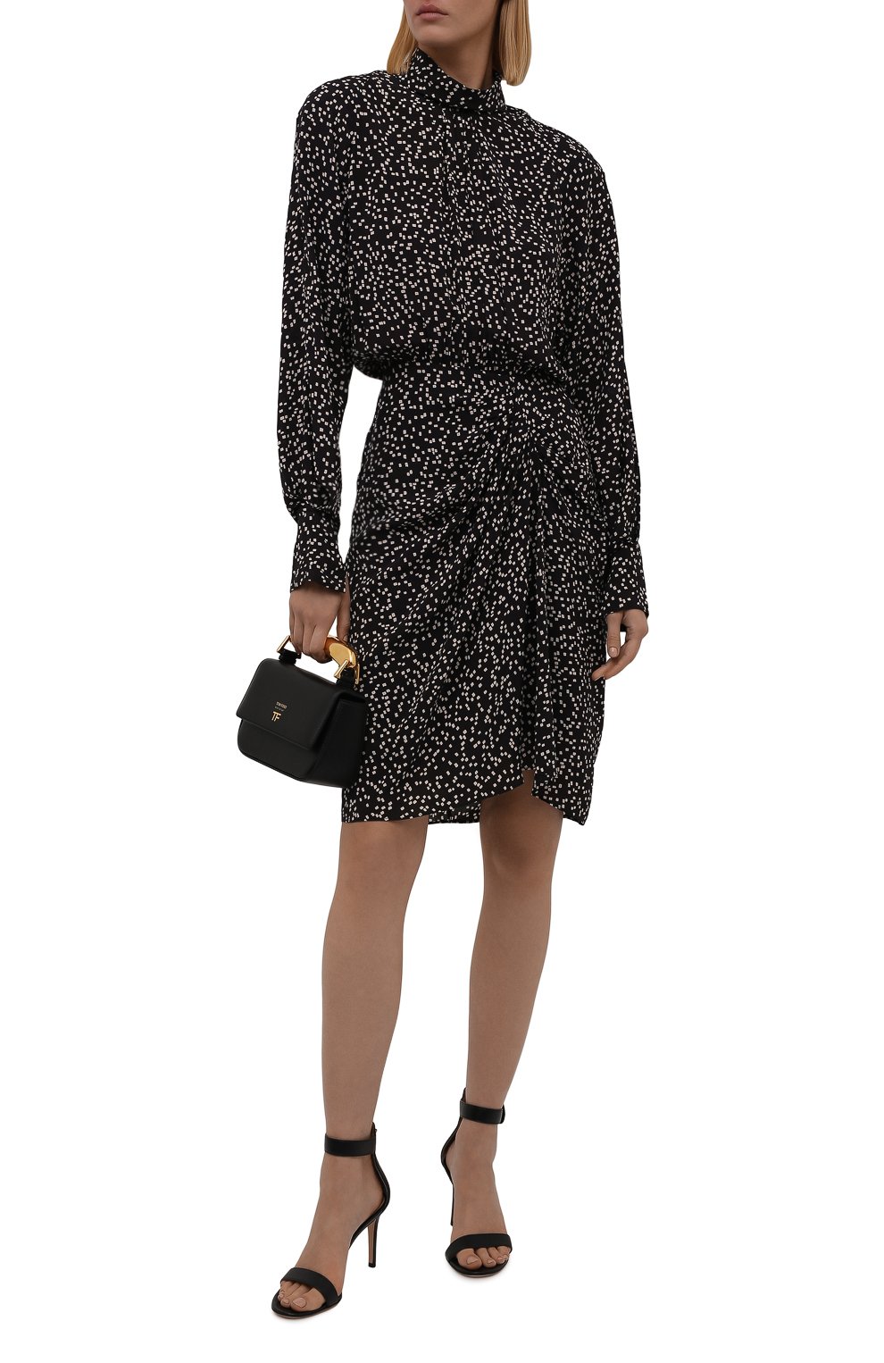 Платье из вискозы ISABEL MARANT ETOILE, арт. R02011-21A022E/C0LINE, фото 2