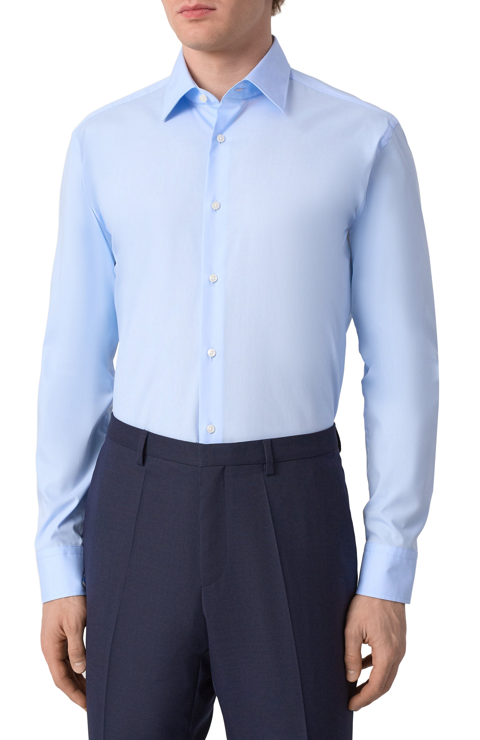 Хлопковая сорочка BOSS, арт. 50469345, фото 3