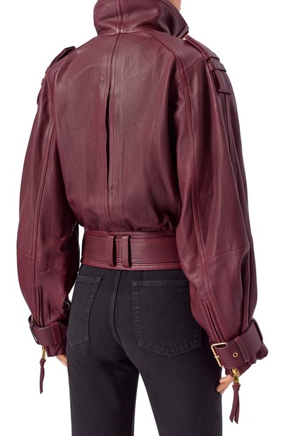 Кожаная куртка BALMAIN, арт. FF0TF510/LE05, фото 4