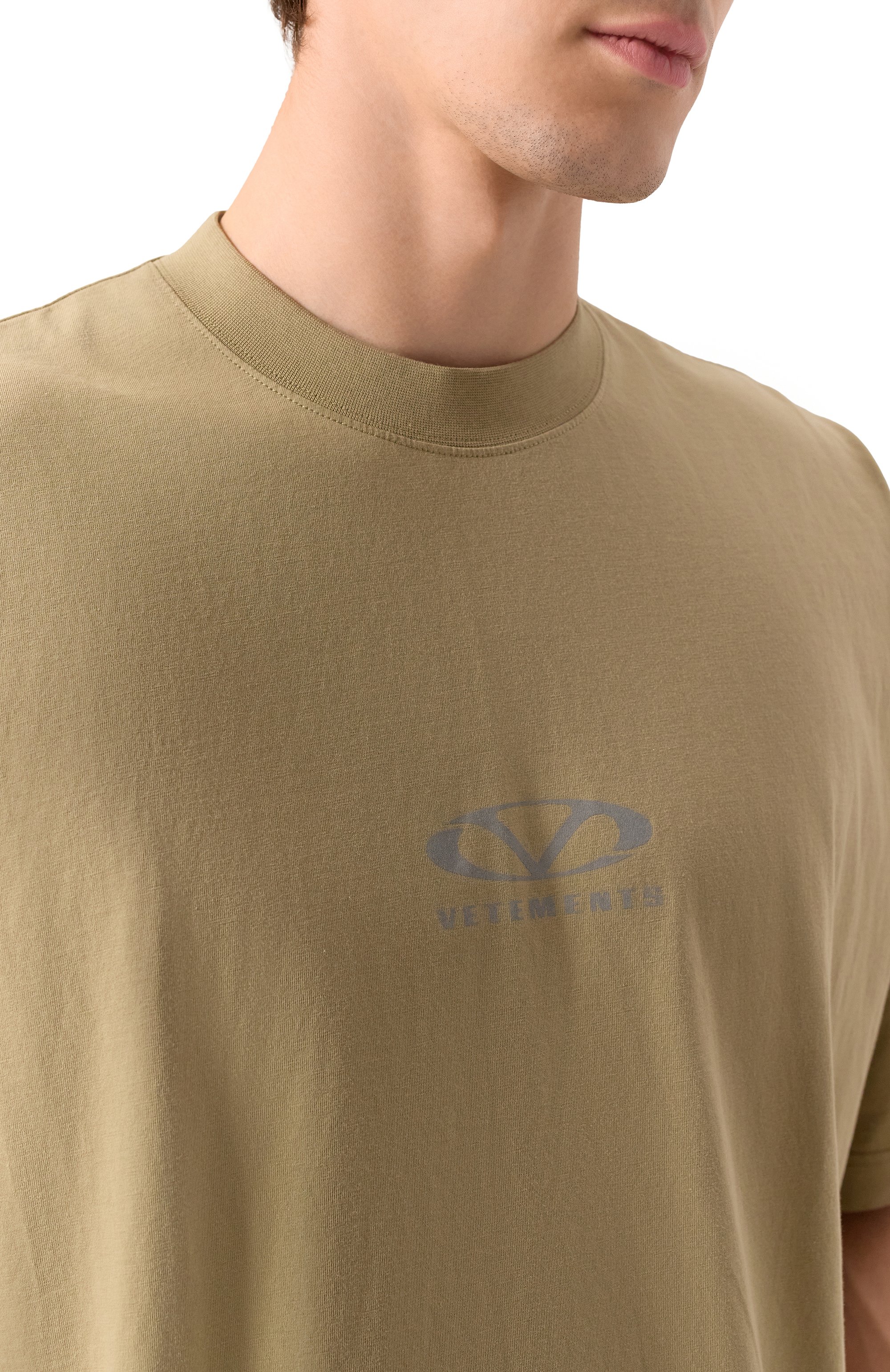 Хлопковая футболка VETEMENTS, арт. UA66TR600T, фото 5
