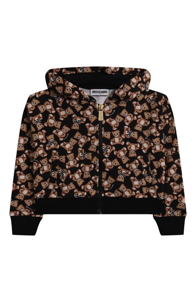 Хлопковая толстовка MOSCHINO, арт. HDF06F/LDB6C/10-14