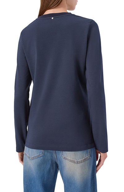 Хлопковый лонгслив LORENA ANTONIAZZI, арт. TS10A/4577, фото 4