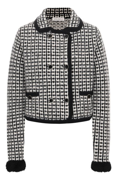 Женский шерстяной кардиган NINA RICCI, арт. 25AMCR011/ML0579