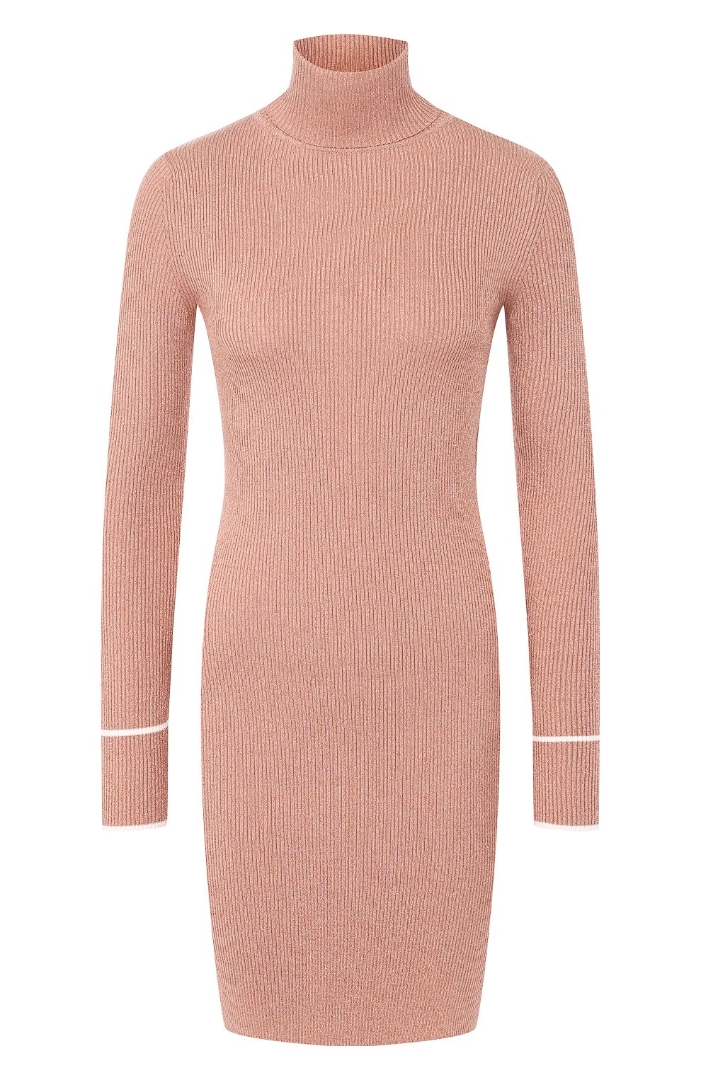 Платье OFF-WHITE бежевого цвета по цене 67950 руб., арт. 0WHI016E19E78077B500, фото 1 Платье OFF-WHITE, арт. 0WHI016E19E78077B500, фото 1