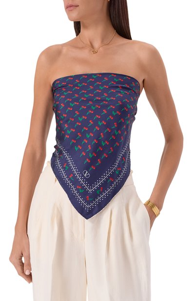 Шелко�вый платок VALENTINO, арт. 7W2EK001/EXB, фото 2