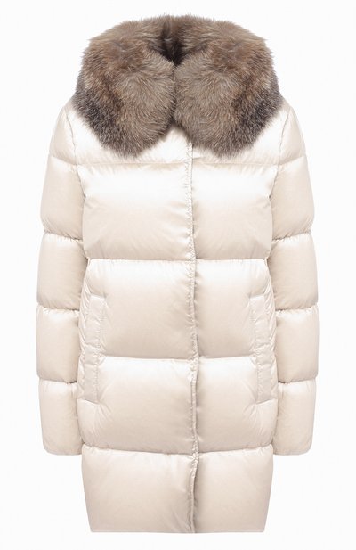 Пуховик с меховым воротником MONCLER, арт. D2-093-46903-20-57869, фото 1