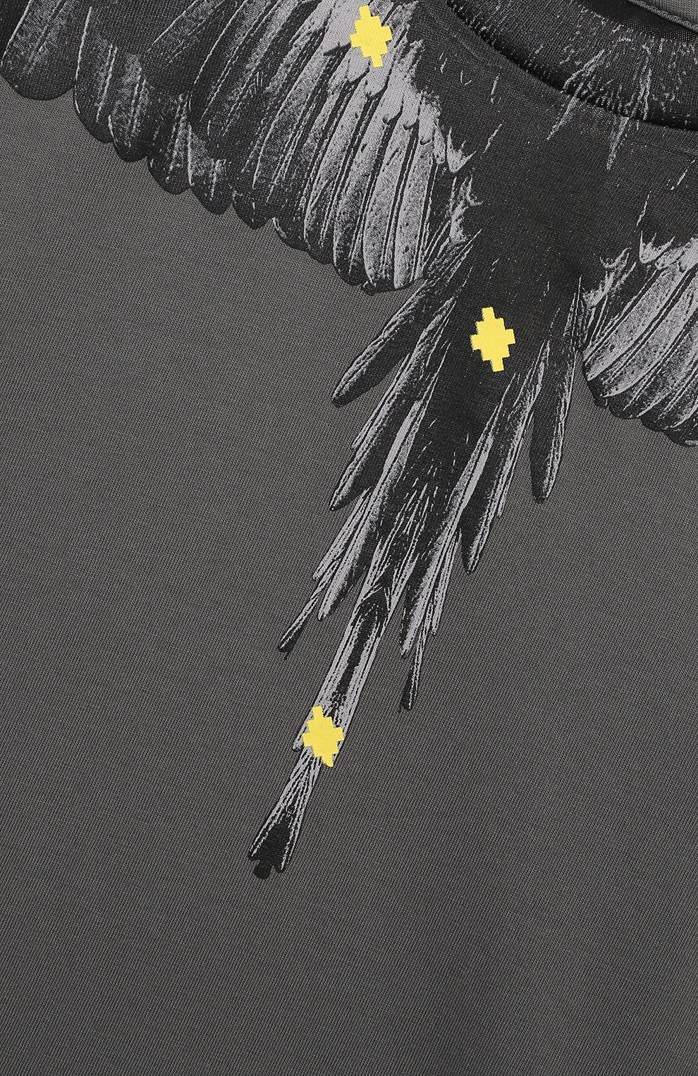 Хлопковая футболка MARCELO BURLON KIDS OF MILAN, арт. 21E/B/MB/1114/0010/2-6Y, фото 3