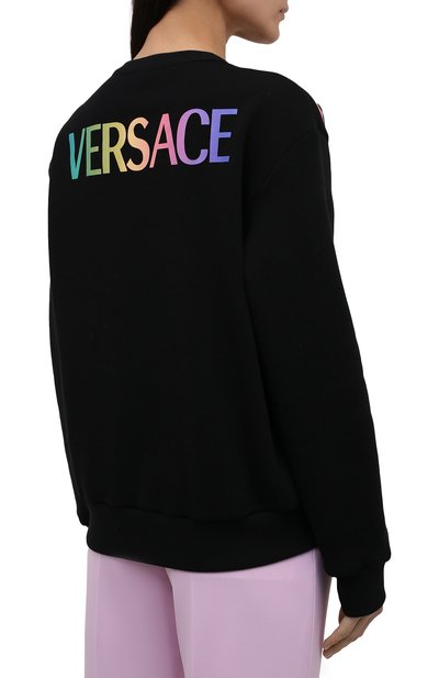 Хлопковый свитшот VERSACE, арт. 1001574/1A01174, фото 4