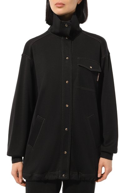 Куртка из хлопка и шелка BRUNELLO CUCINELLI, арт. MD828FH606, фото 3