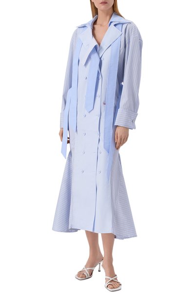 Хлопковое платье THE ATTICO, арт. 260WCW00281/MIX087AA, фото 2