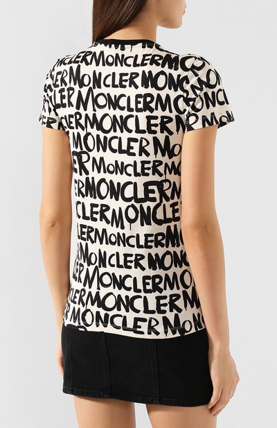 Хлопковая футболка MONCLER, арт. E1-093-80519-50-829E6, фото 4