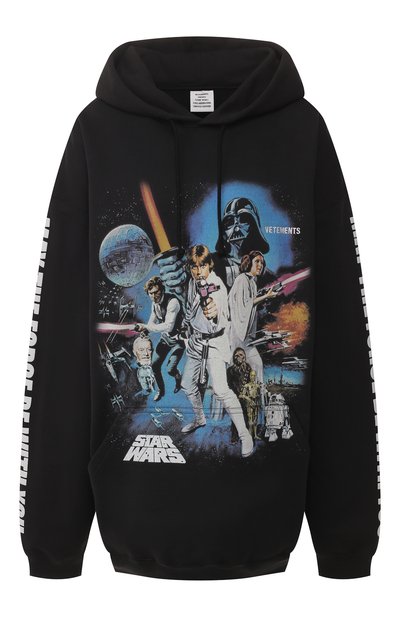 Женский хлопковое худи star wars x vetements xl VETEMENTS, арт. USW21LS018 1602/W
