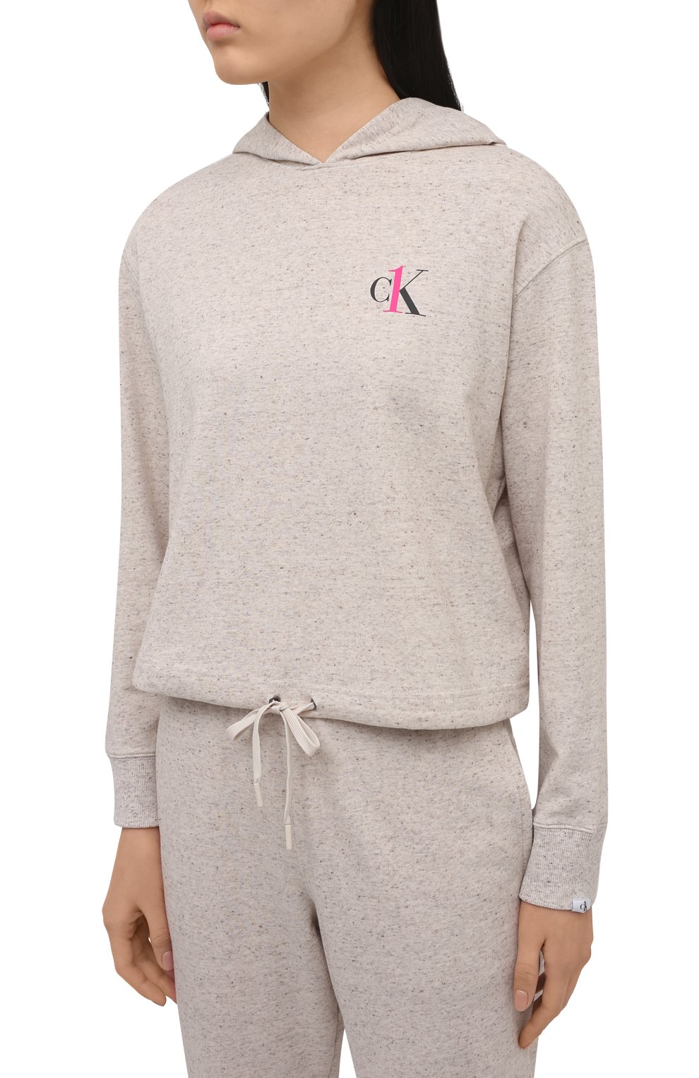 Худи CALVIN KLEIN серого цвета по цене 7995 руб., арт. QS6427E, фото 3 Худи CALVIN KLEIN, арт. QS6427E, фото 3