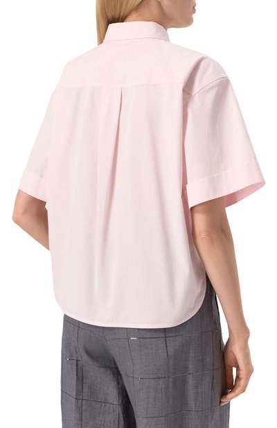 Хлопковая рубашка BRUNELLO CUCINELLI, арт. MW694RA556, фото 4