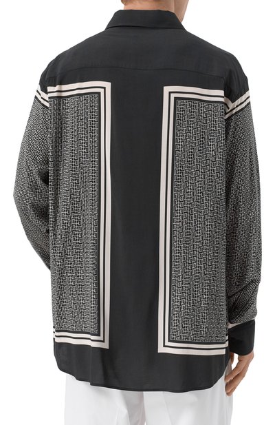 Рубашка из вискозы BALMAIN, арт. BH1HS184/XG42, фото 4