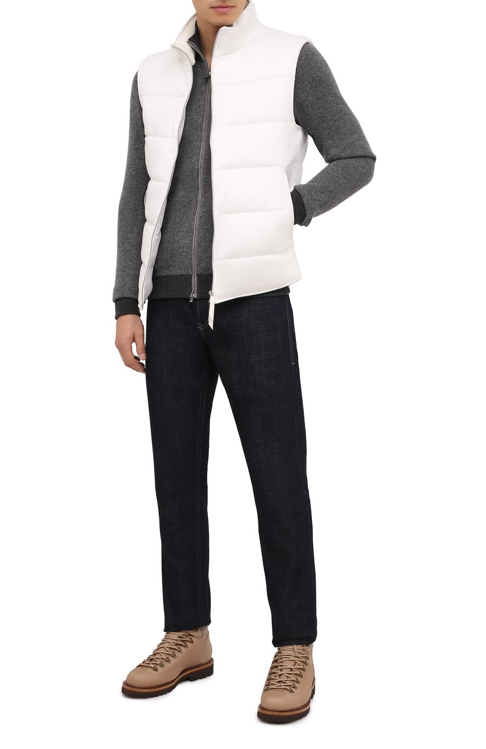 Кашемировый кардиган IL BORGO CASHMERE серого цвета по цене 132500 руб., арт. 56-621G0, фото 3 Кашемировый кардиган IL BORGO CASHMERE, арт. 56-621G0, фото 3