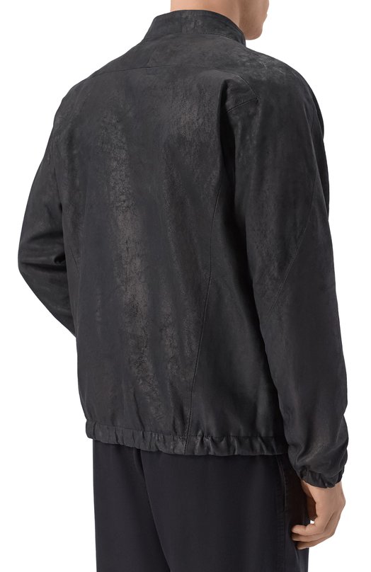 Кожаный бомбер Never Enough 2B5M145-148/MJL065 Чёрный  2B5M145-148/MJL065 Фото 4