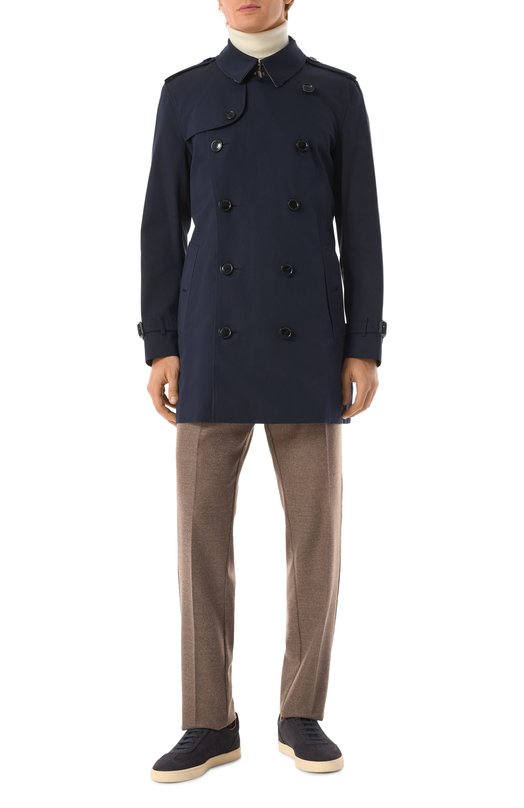 Кожаные кеды Hybrid Brunello Cucinelli MZUMSAN311 Синий  MZUMSAN311 Фото 2
