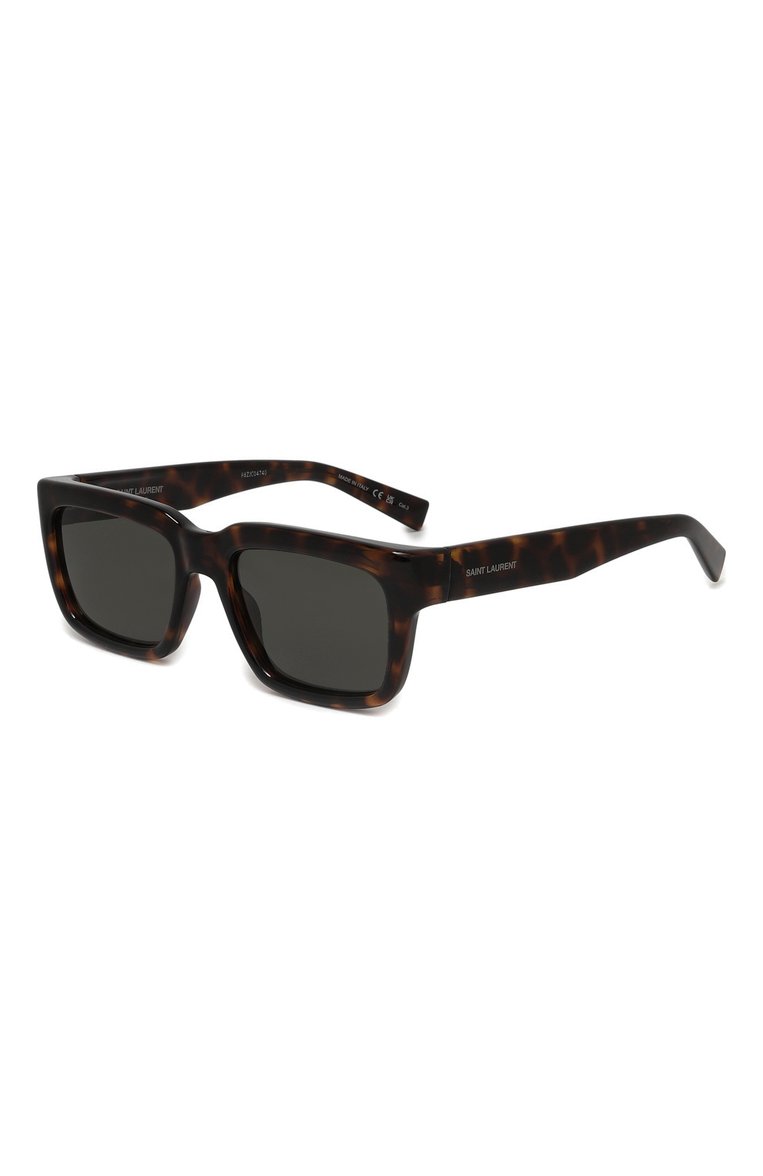 Женские солнцезащитные очки SAINT LAURENT коричневого цвета, арт. SL 615 002 | Фото 1 (Нос: Не проставлено; Региональные ограничения белый список (Axapta Mercury): Не проставлено; Материал: Пластик; Тип очков: С/з; Кросс-КТ: С/з-унисекс; Очки форма: Прямоугольные; Оптика Гендер: оптика-унисекс)