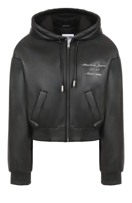 Женский кожаный бомбер M05CH1NO JEANS, арт. V3705/8216