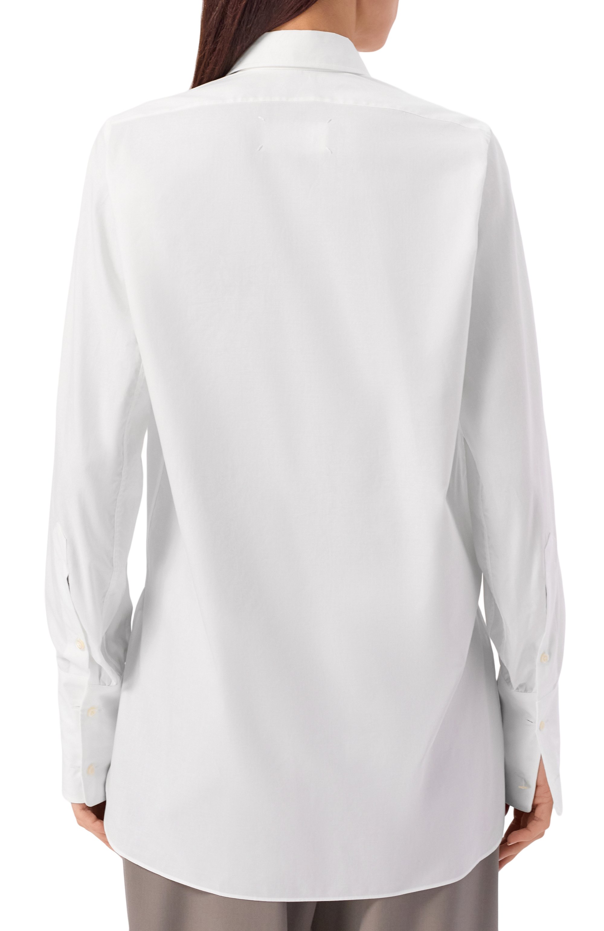 Хлопковая рубашка MAISON MARGIELA, арт. S29DT0006/M35308, фото 4