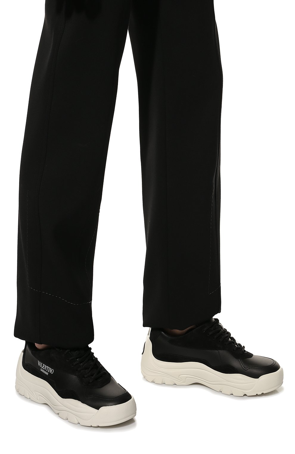 Кожаные кроссовки gumboy VALENTINO, арт. WY2S0B17/VRN, фото 3