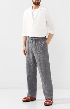 Льняные брюки ISSEY MIYAKE, арт. ME96-FF143, фото 1