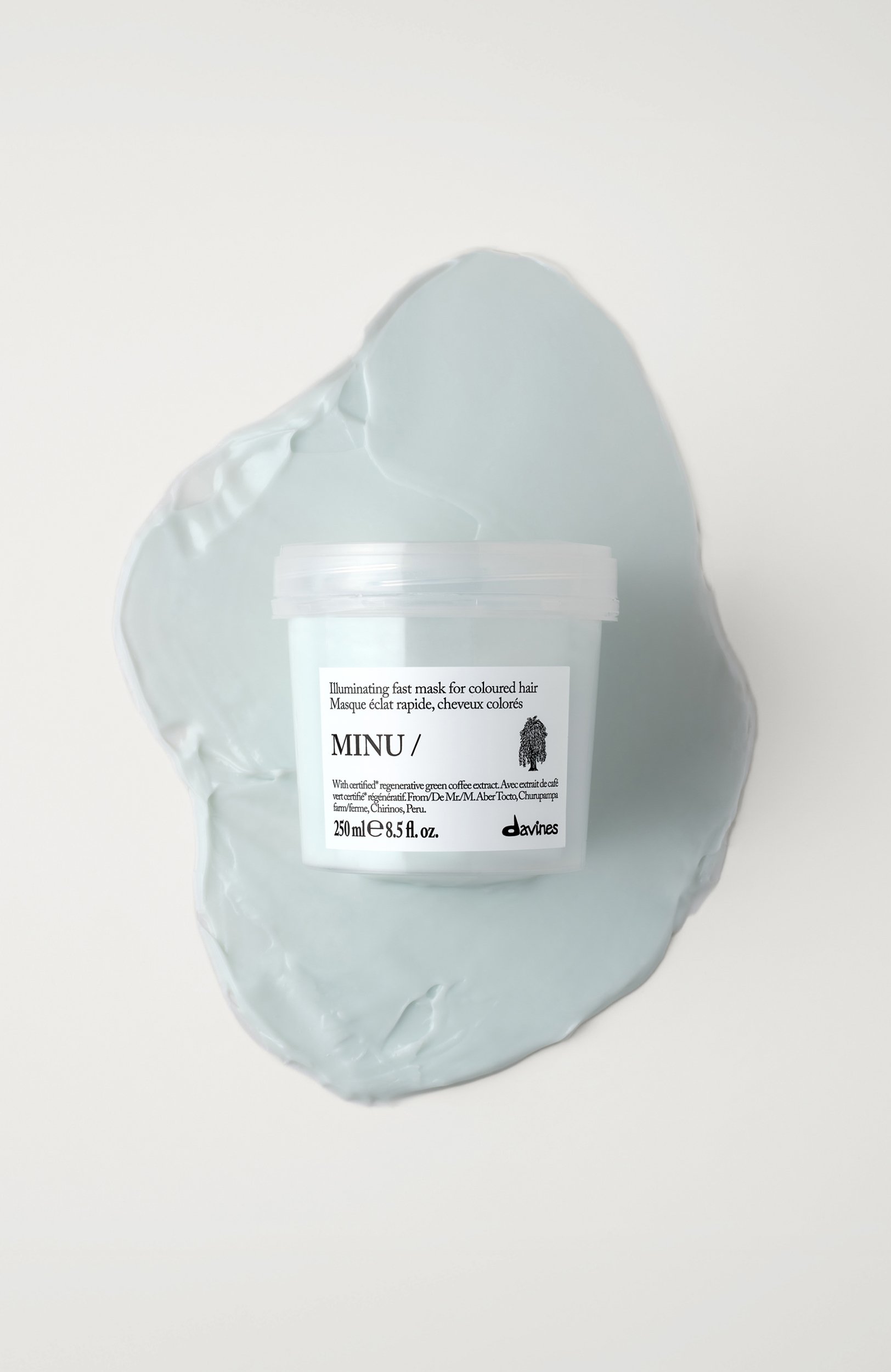 Экспресс-маска для восстановления окрашенных волос minu (250ml) DAVINES бесцветного цвета по цене 5570 руб., арт. 70028, фото 2 Экспресс-маска для восстановления окрашенных волос minu (250ml) DAVINES, арт. 70028, фото 2