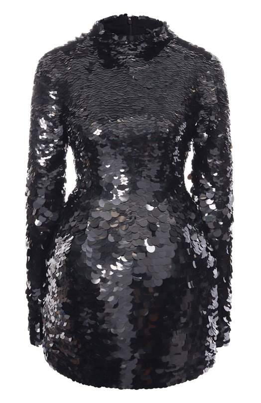 Платье с отделкой пайетками Sportmax TEFRITE04 Чёрный TEFRITE04