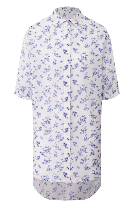 

Хлопковая рубашка Loewe, Голубой