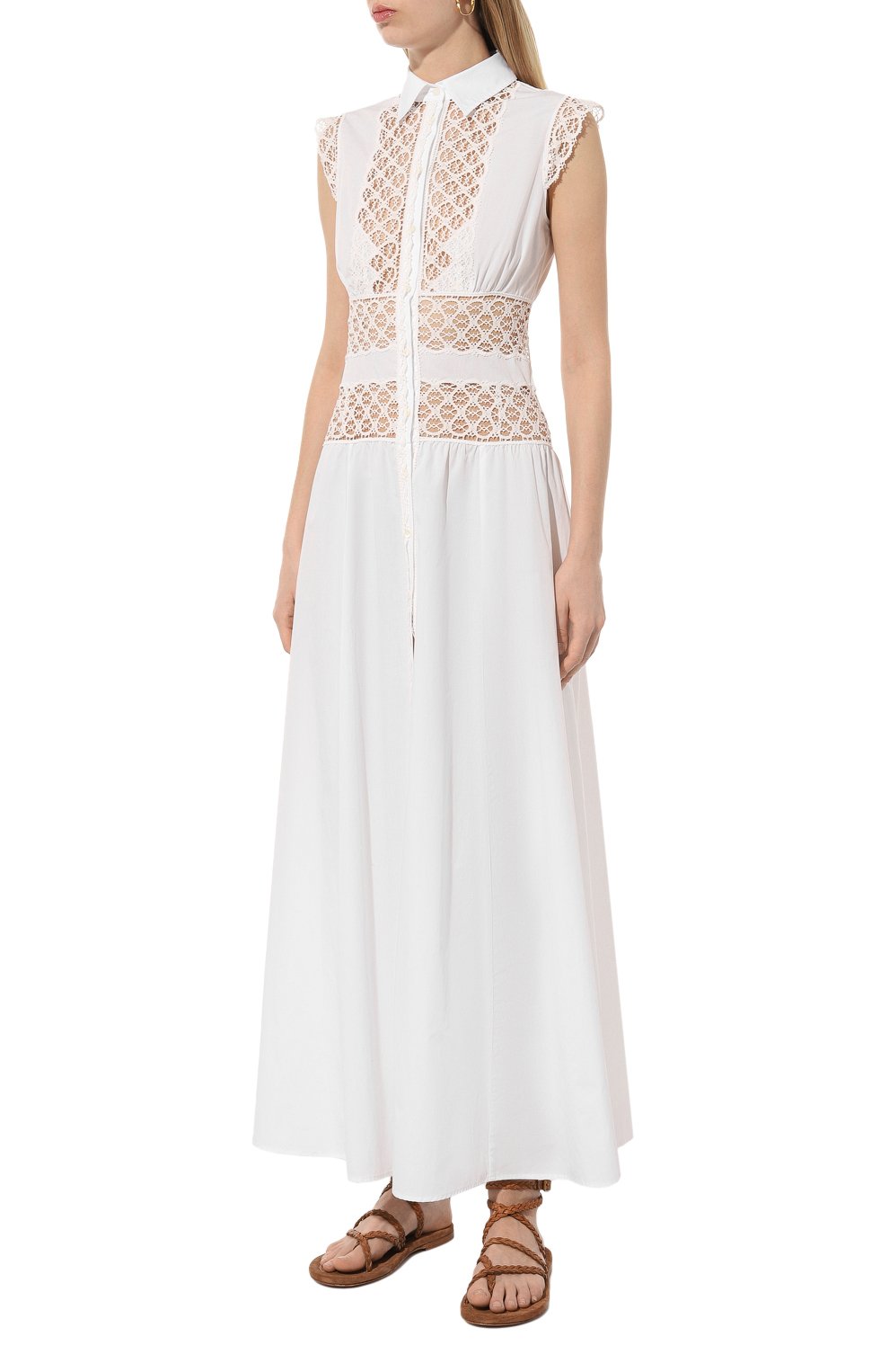 Хлопковое платье ERMANNO SCERVINO, арт. D444K302JHL, фото 3