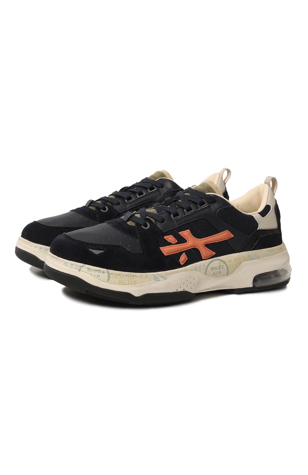 Комбинированные кроссовки drake PREMIATA, арт. DRAKE/VAR 371, фото 1