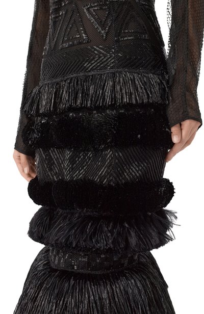 Платье с отделкой бисером TOM FORD, арт. AC0980/T57009, фото 4