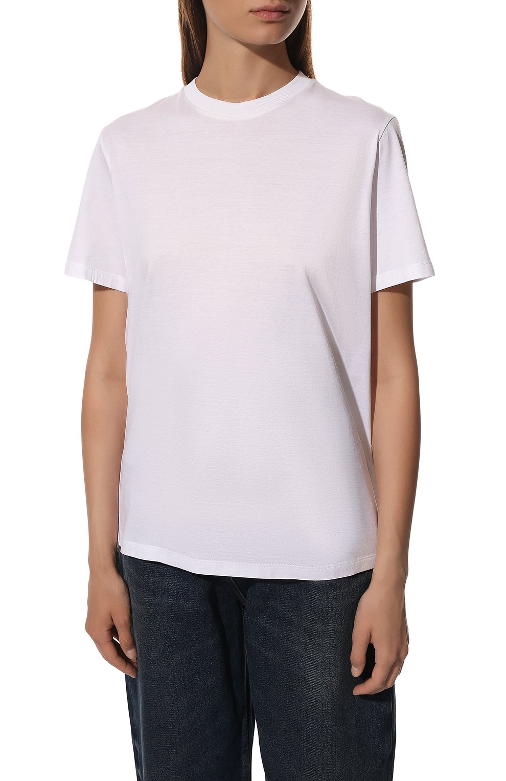 Хлопковая футболка PRADA, арт. 135668-1QJT-F0009-182, фото 3