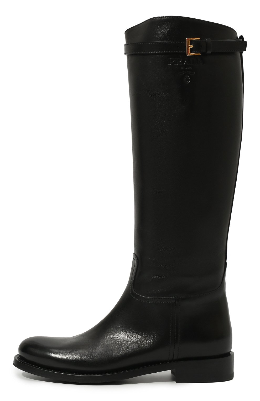 Кожаные сапоги PRADA, арт. 1W175M-34A-F0002-D030, фото 4