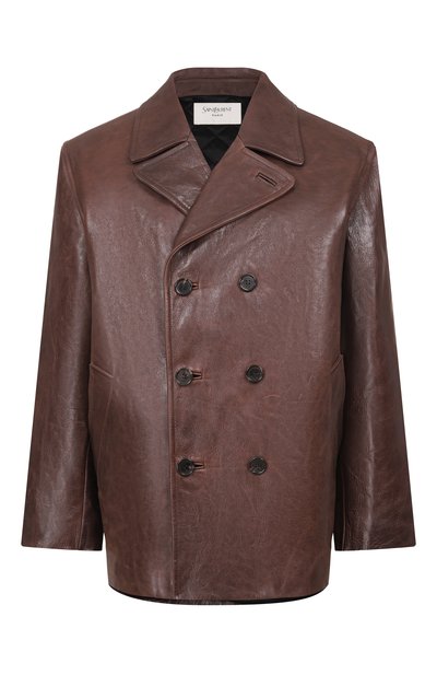 Женская кожаный жакет SAINT LAURENT, арт. 865089/YCUS2