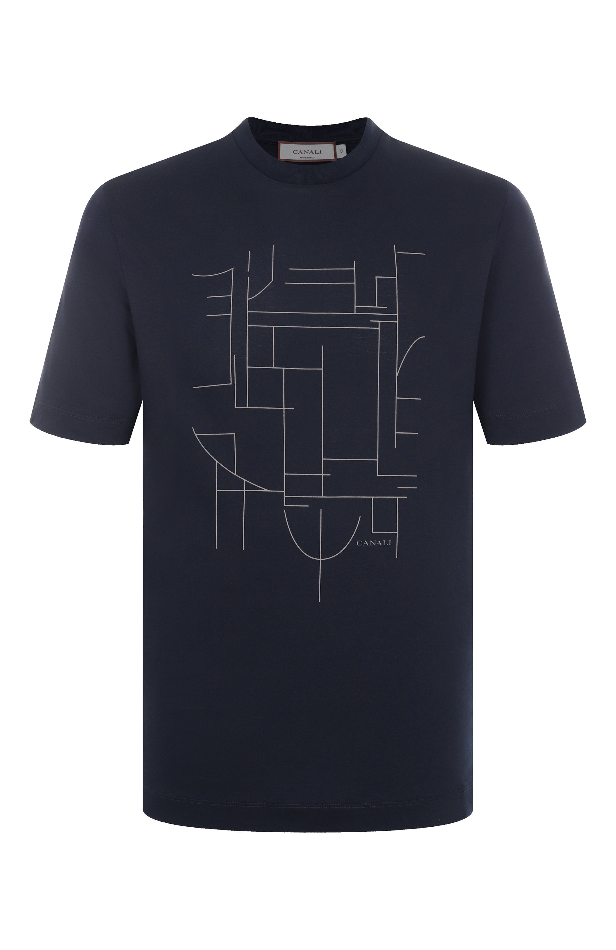 Хлопковая футболка CANALI, арт. T0806P/MJ02254, фото 1