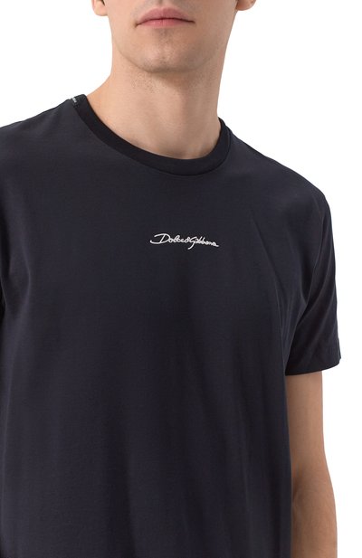Хлопковая футболка DOLCE & GABBANA, арт. G8RN8Z/G7NUB, фото 5