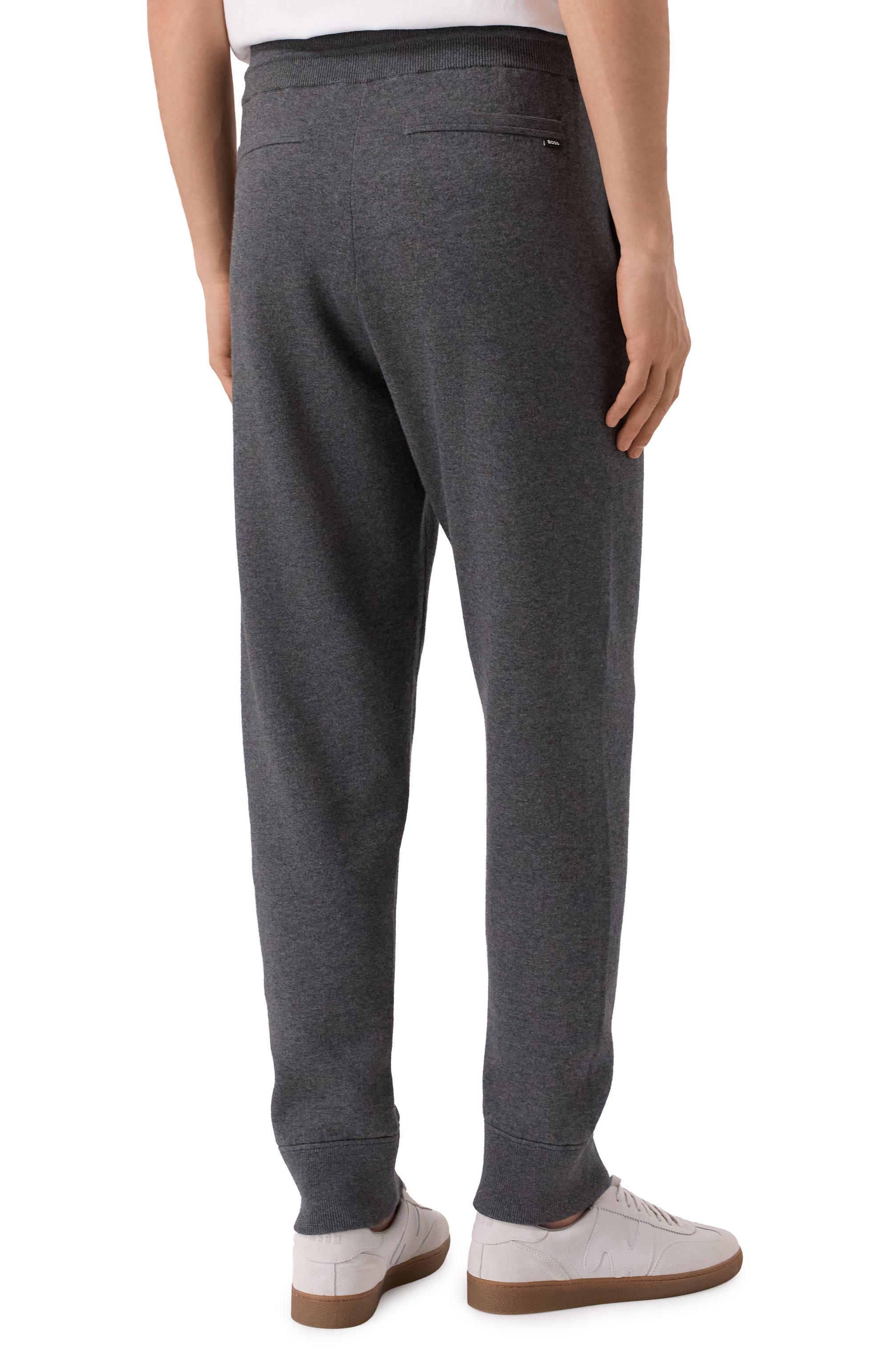 Джоггеры из хлопка и шерсти BOSS, арт. 50543154, фото 4