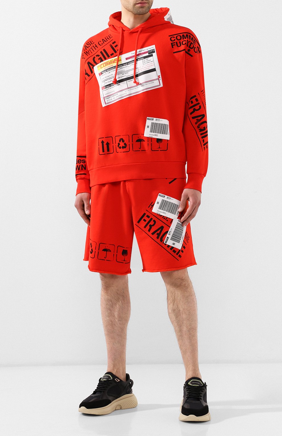 Хлопковое худи COMME DES FUCKDOWN, арт. CDFU399, фото 2