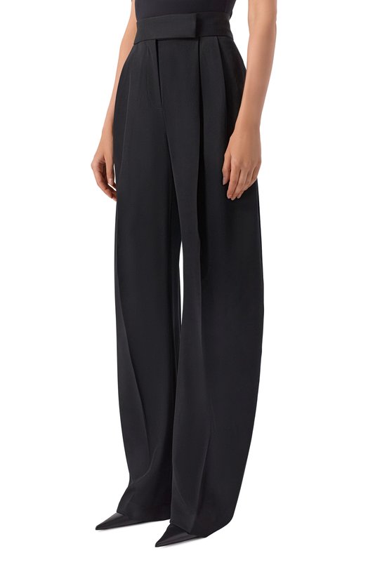 Шерстяные брюки The Attico 251WCP00102/WWW065AA Чёрный  251WCP00102/WWW065AA Фото 3