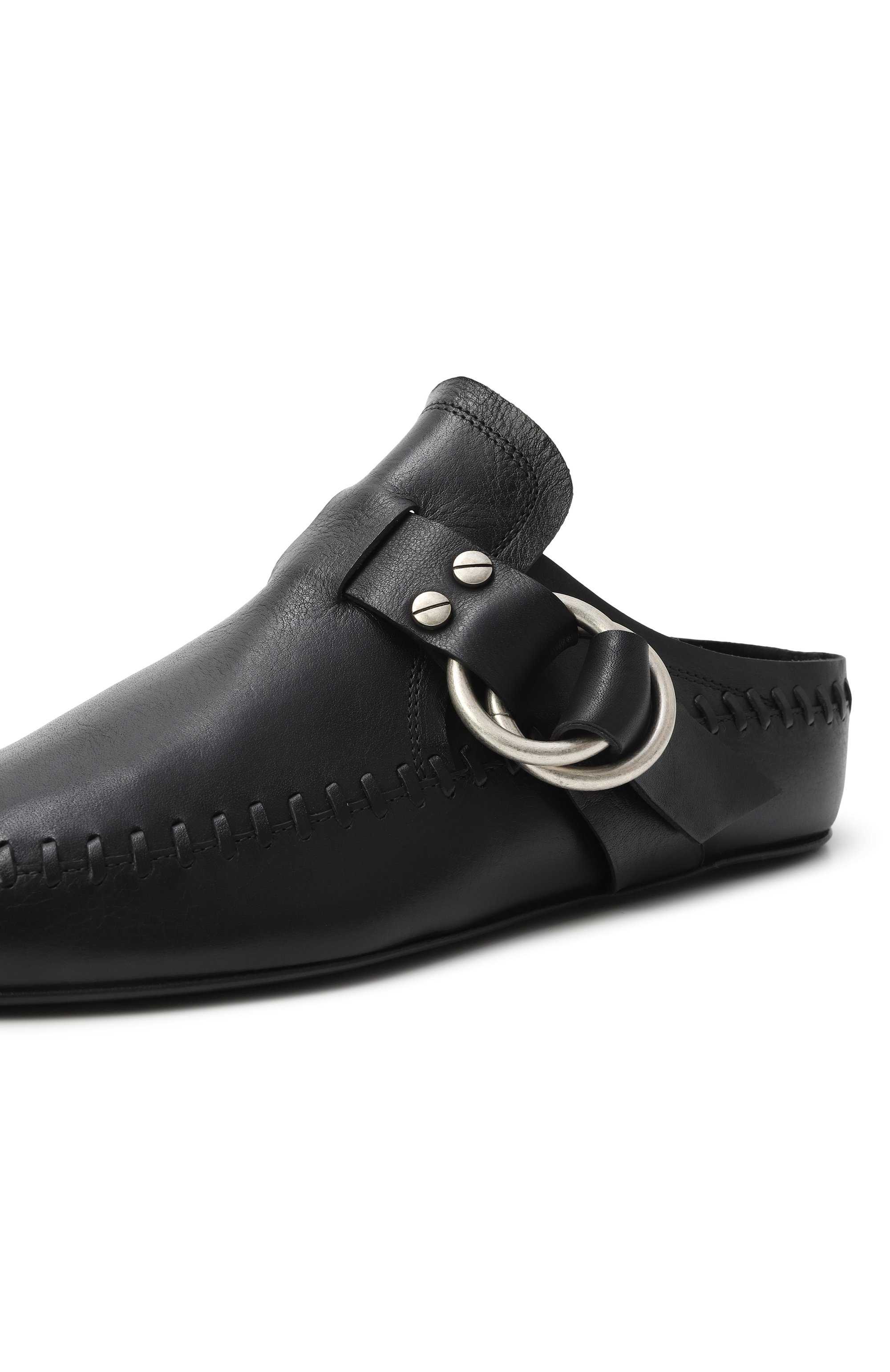 Кожаные сабо ande ANN DEMEULEMEESTER, арт. B0012921/LT154, фото 7